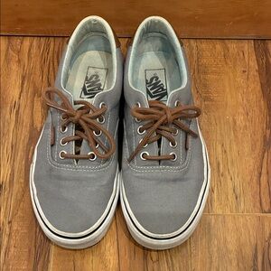 Vans Gray Canvas Sneakers
